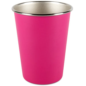 Pink stainless Steel cup 