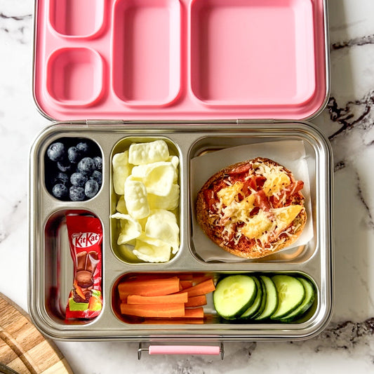 Healthy Lunchbox Idea: Quick & Easy English Muffin Pizzas Kids Will Actually Eat