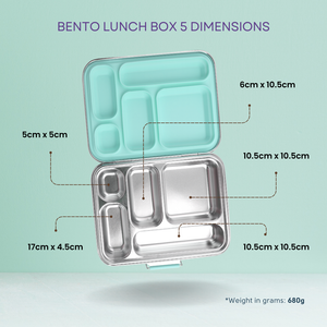 Ecococoon dimensions for the bentol lunch box 5