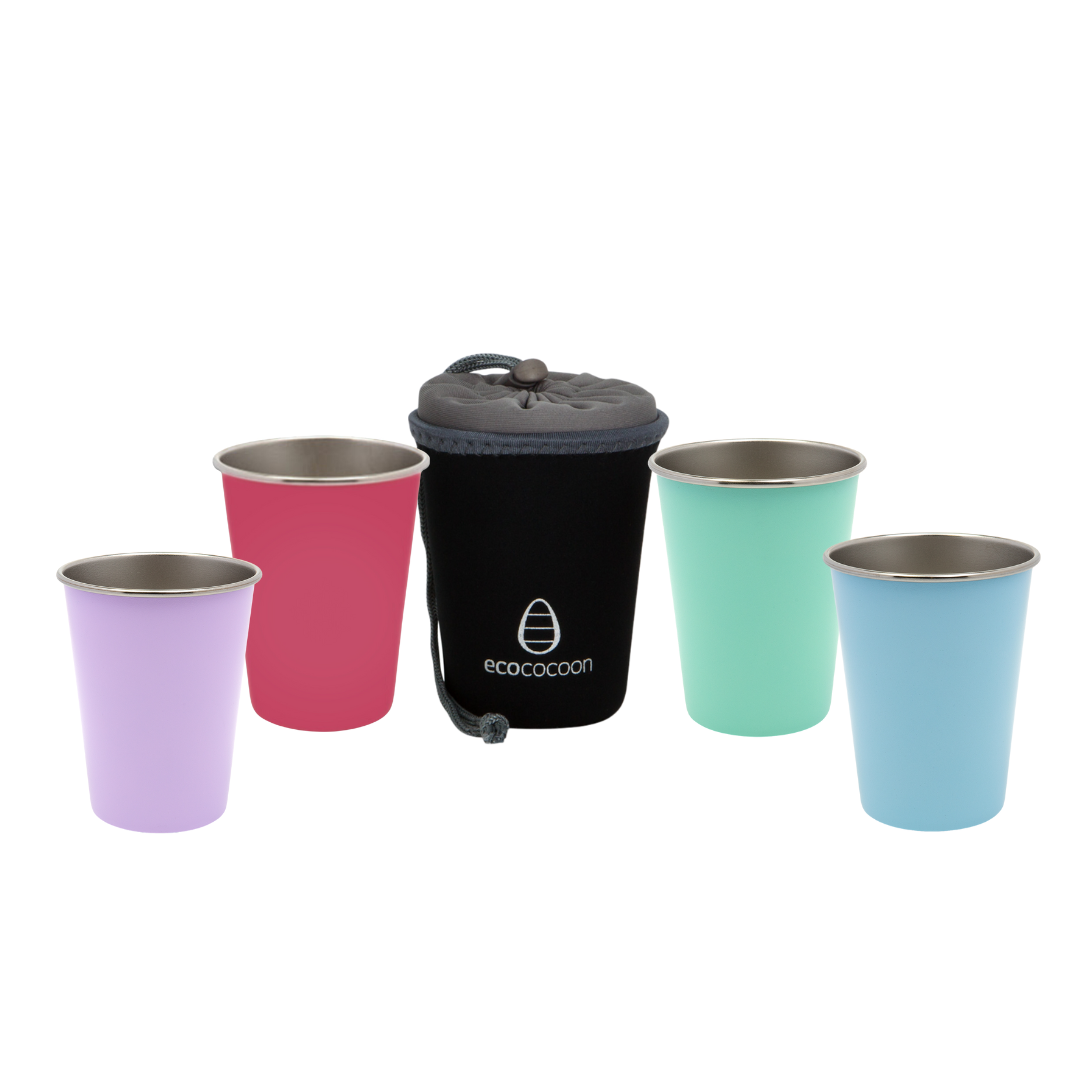 Stainless Steel Cup Set - Fruit Pastel