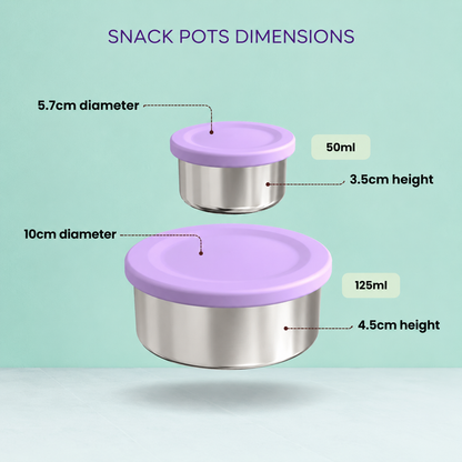 Stainless Steel Snack Pots