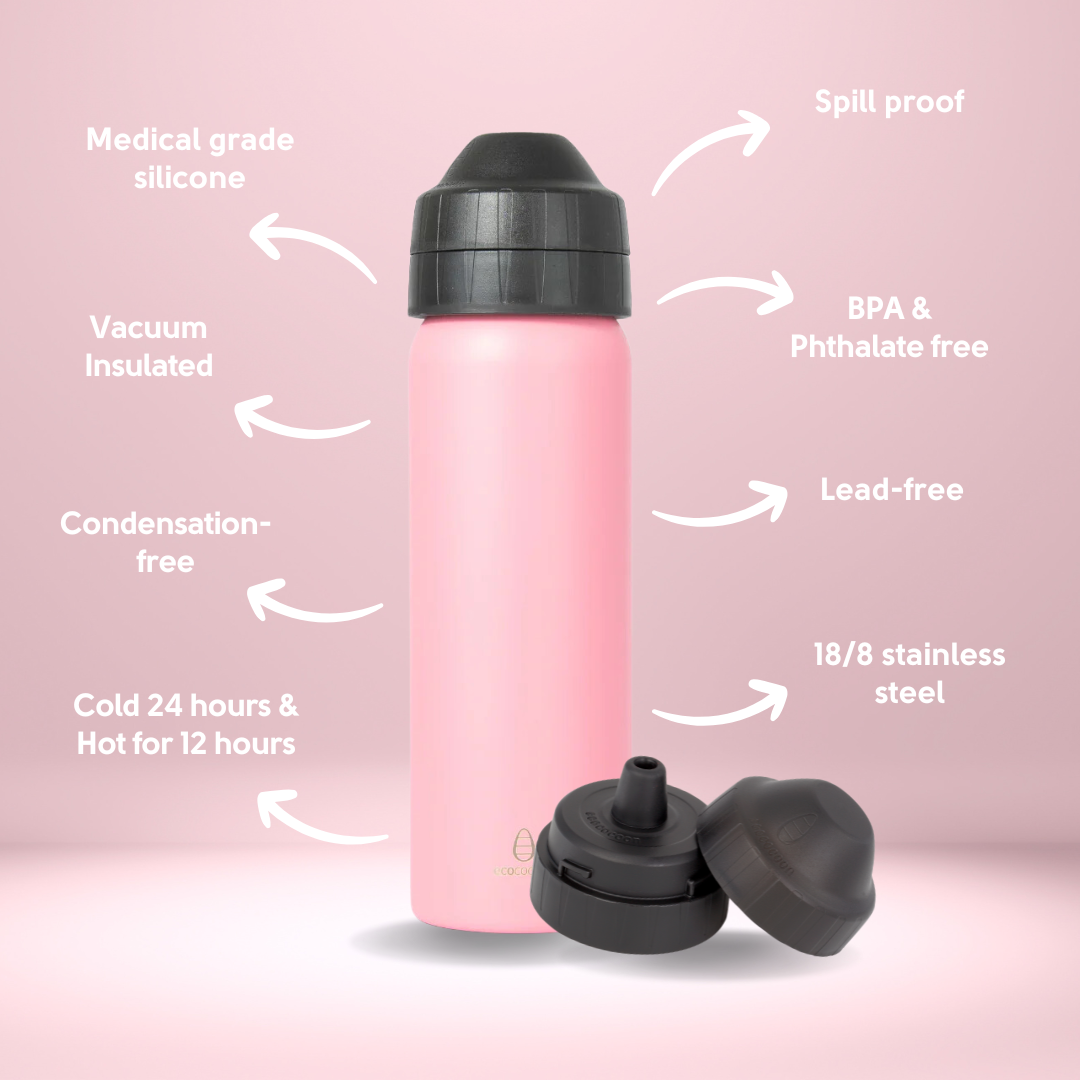 Ecococoon stainless steel water bottle