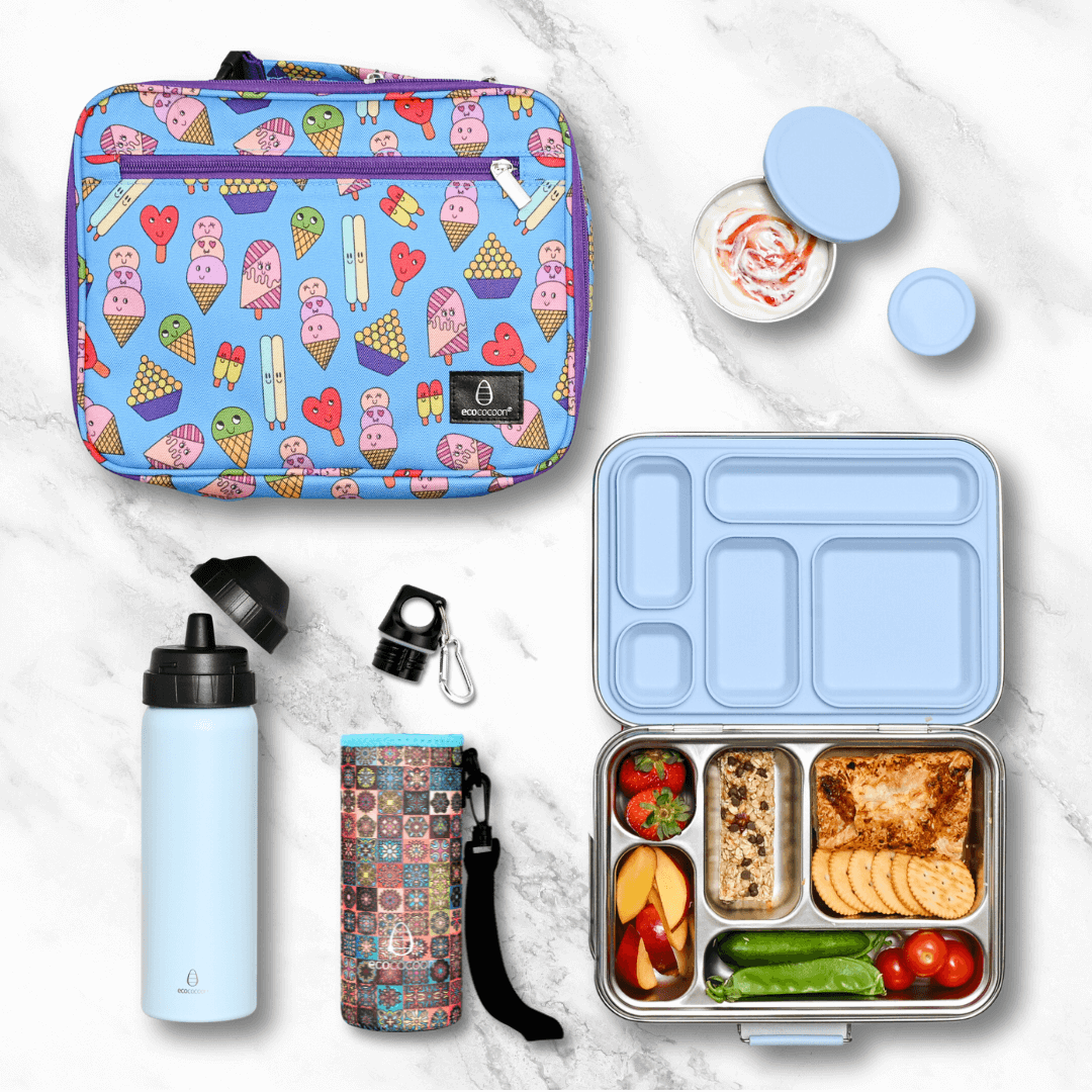 Back to School Bundle - Bento 5 & 600ml Drink Bottle