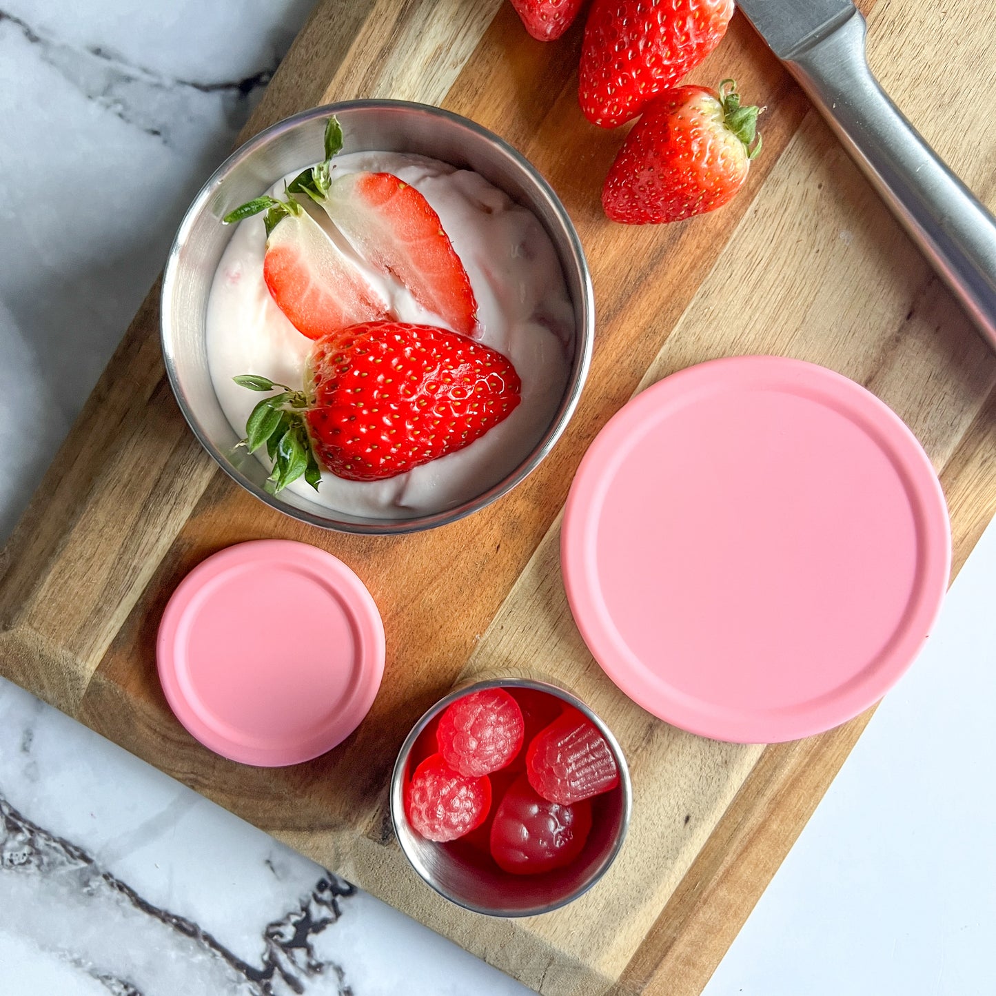 Stainless Steel Snack Pots