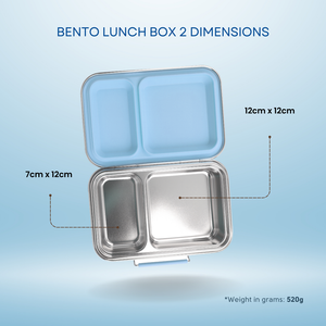 Ecococoon dimensiones for the the bento lunch box 2