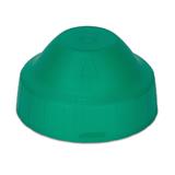Cocoon Lid in teal green, a ribbed dome-shaped drink bottle lid