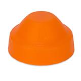 Cocoon Lid in orange, a ribbed dome-shaped drink bottle lid