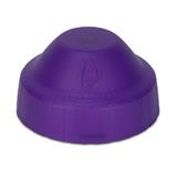 Cocoon Lid in purple, a ribbed dome-shaped drink bottle lid