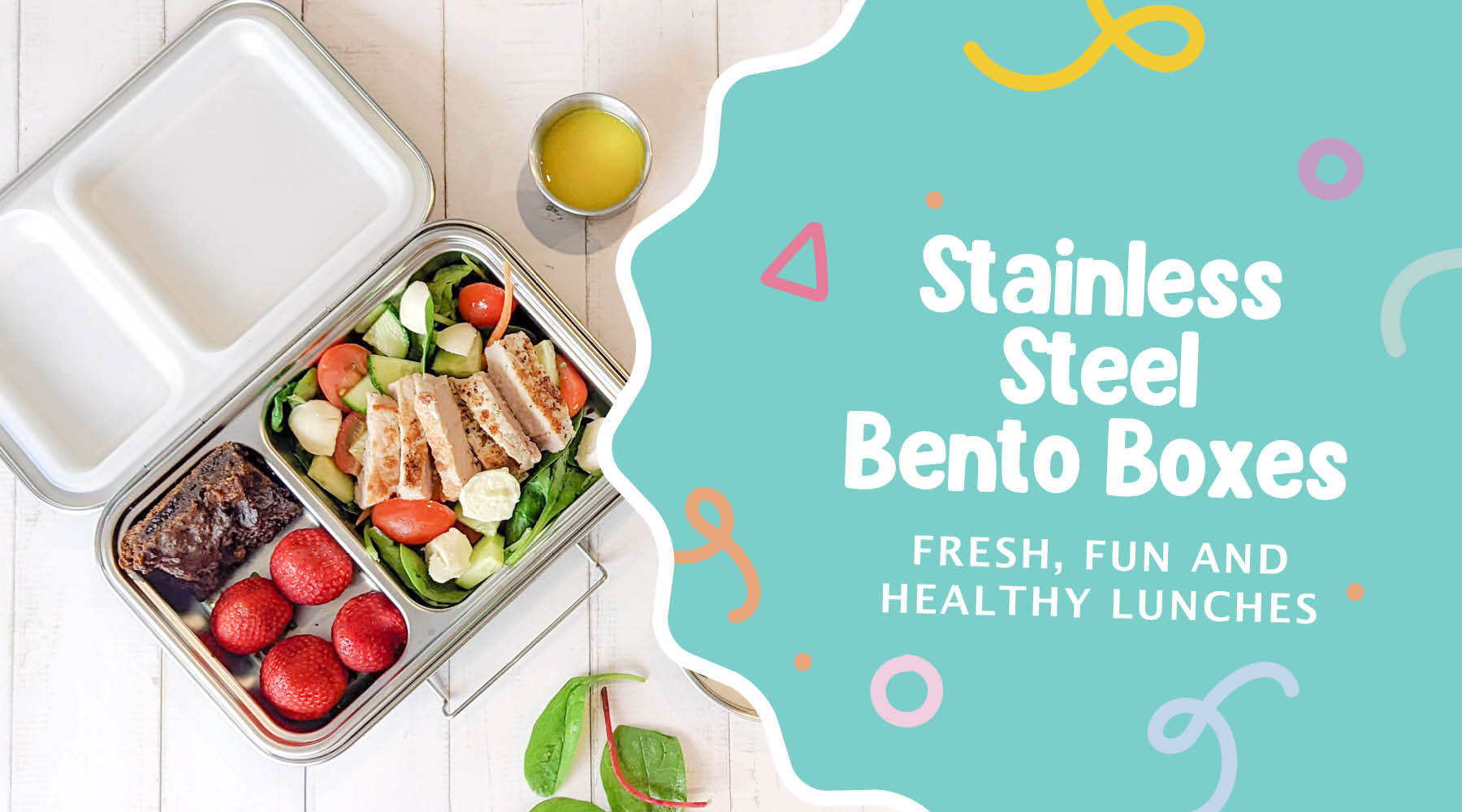 Back to school stainless steel bento boxes