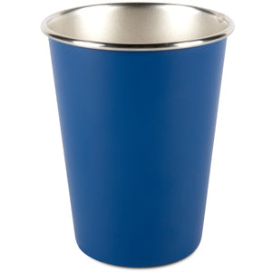 Blue stainless steel cup