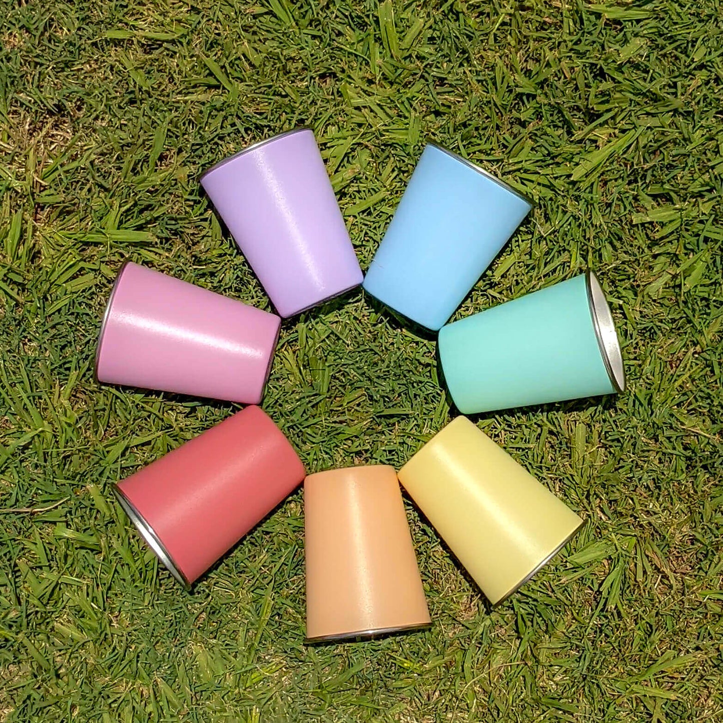Stainless Steel 7 Cup Set - Sorbet Collection
