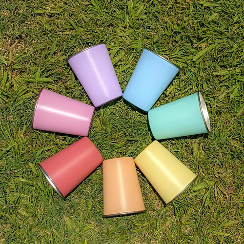 Stainless Steel 7 Cup Set - Sorbet Collection
