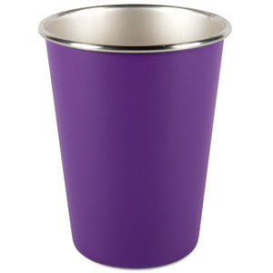 Purple stainless steel cup