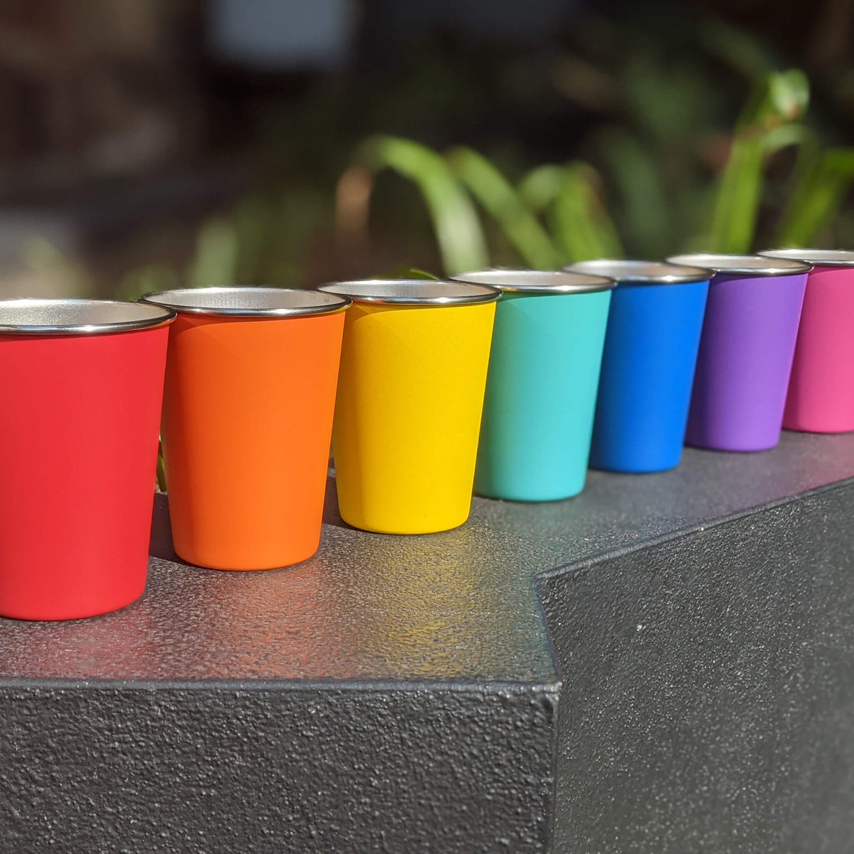 Stainless Steel Cups 7 Piece Set Ecococoon Ecococoon